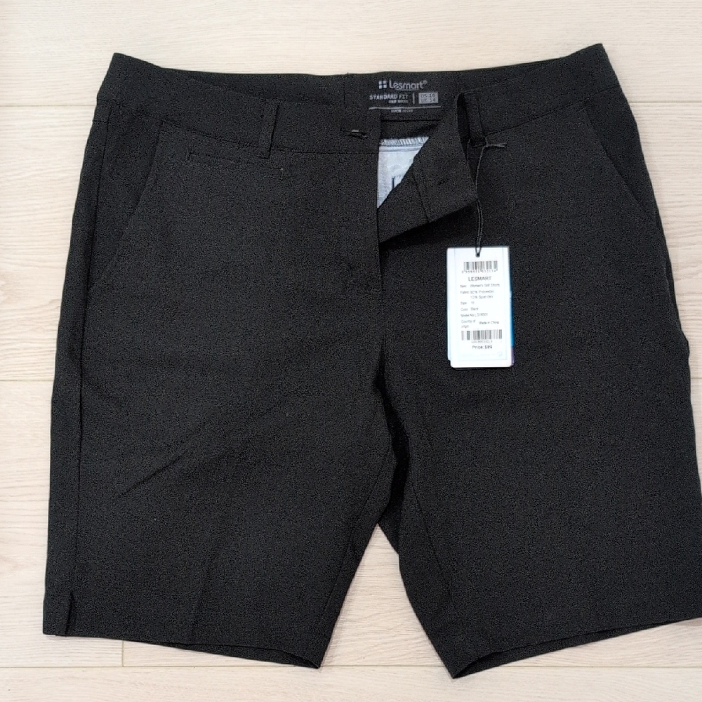 Women's Black Athletic Shorts